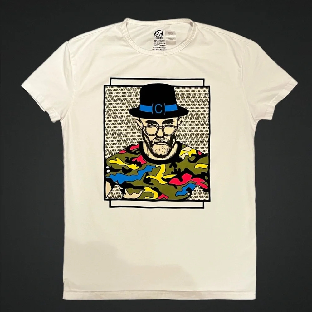 White XRAY Brand Walter White  Unisex Graphic Tshirt Size Small